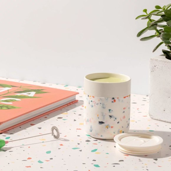 NEW IN BOX/ONE LEFT W&P 12oz. Porter Mug Limited Edition Cream Terrazzo - Picture 3 of 3